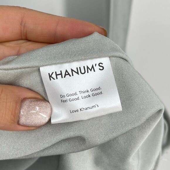 Khanum's | NWT One Shoulder Sash Mini Dress in Silver Party Rhinestone Trim XS - Picture 16 of 16